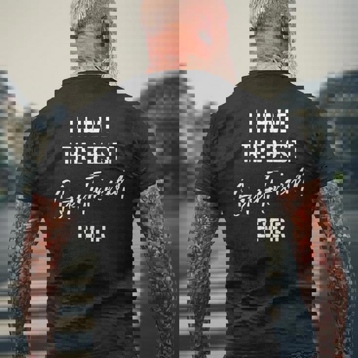 私には史上最高の男友達がいる メンズTシャツ バックプリント 高齢者への贈り物