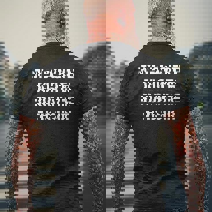 私の好きな娘がこのシャツを買ってくれました メンズTシャツ バックプリント 高齢者への贈り物