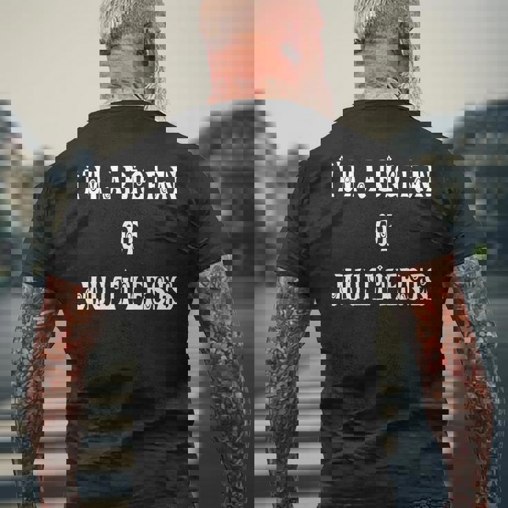 私はマルチバースの大ファンです 長袖tシャツ メンズTシャツ バックプリント 高齢者への贈り物