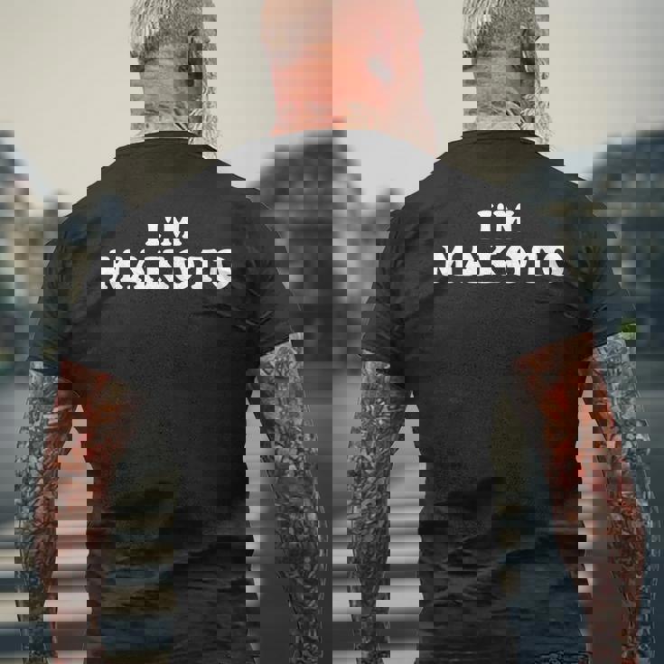 私は誠、私の名前は誠、私は誠、パーソナライズ メンズTシャツ バックプリント 高齢者への贈り物