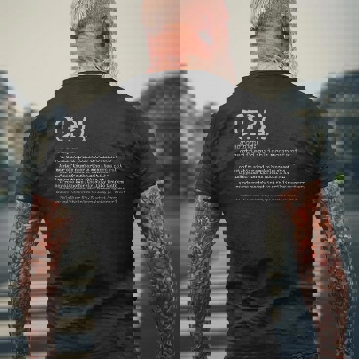 税務認定公会計士cpa メンズTシャツ バックプリント 高齢者への贈り物