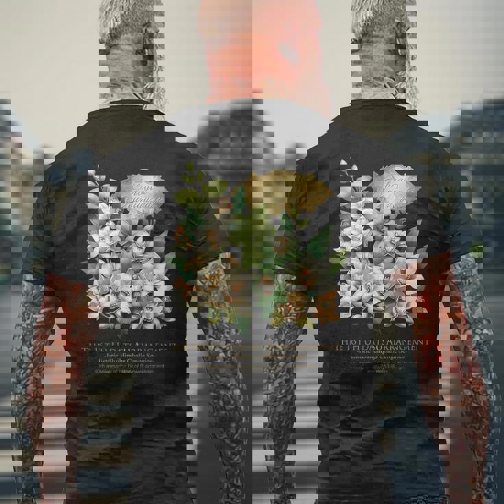 第16回うだつをいける 個展記念 メンズTシャツ バックプリント 高齢者への贈り物