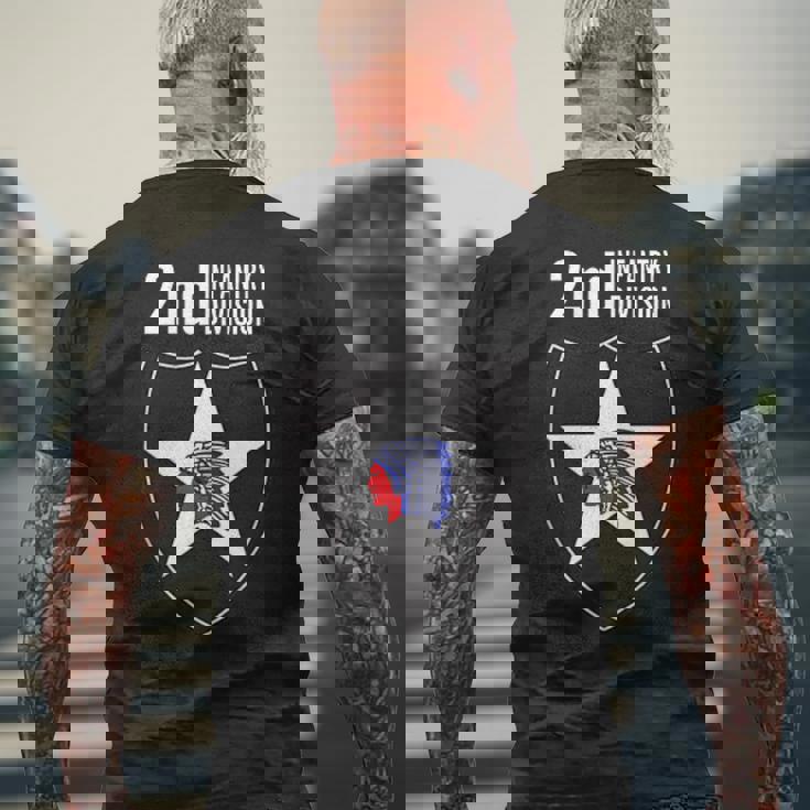 第2歩兵師団 第2軍 メンズTシャツ バックプリント 高齢者への贈り物