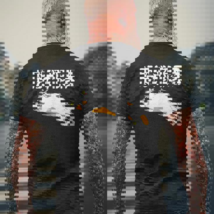 腰が限界 パンダ 面白いtシャツ 文字入り メンズ おもしろ 面白い 服 オリジナル おもしろグッズ 文字 メンズTシャツ バックプリント 高齢者への贈り物