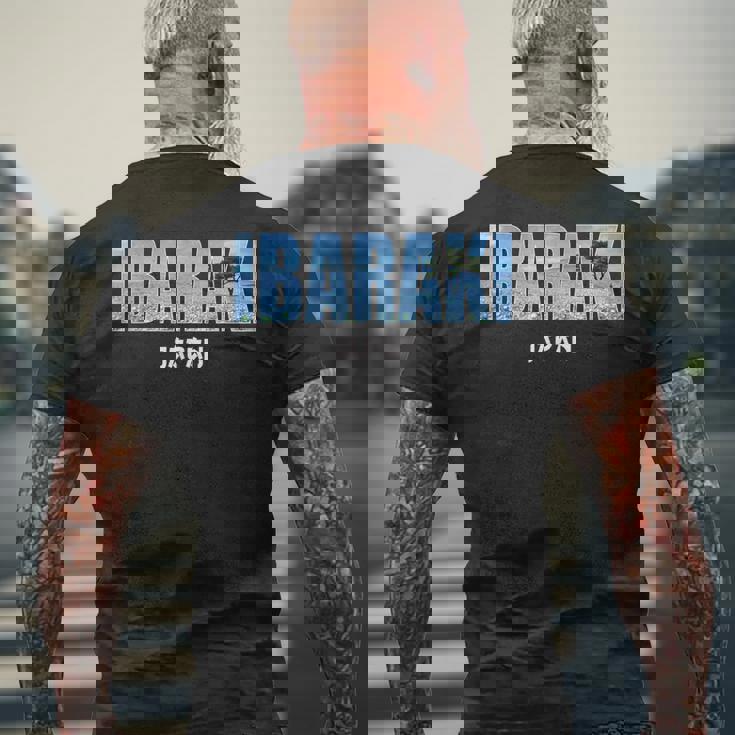 茨城県 日本 日本の都 ヴィンテージデザイン メンズTシャツ バックプリント 高齢者への贈り物