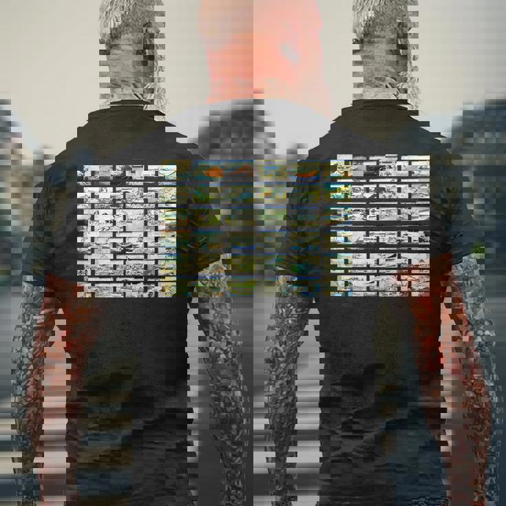 葛飾 北斎 富嶽三十六景 有名アート メンズTシャツ バックプリント 高齢者への贈り物