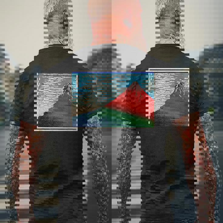 葛飾北斎 浮世絵 富嶽三六景 富士山 名作 アート 絵画 メンズ レディース 面白い 服 美術 メンズTシャツ バックプリント 高齢者への贈り物