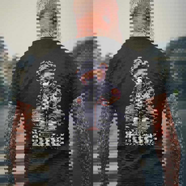 西海岸ラテン系チカーノアートヒップホップ One For The Homies メンズTシャツ バックプリント 高齢者への贈り物