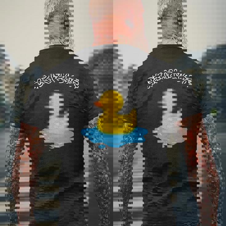 見にくいアヒルの子 動物 個性的 面白い 飲み会 ネタ ギャグ ボケ 宴会 笑える メンズTシャツ バックプリント 高齢者への贈り物