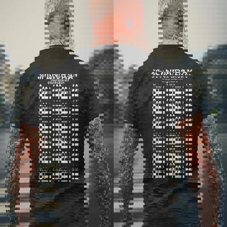 還暦のお祝い 「キャンドル」 還暦祝い 60歳 メンズTシャツ バックプリント 高齢者への贈り物