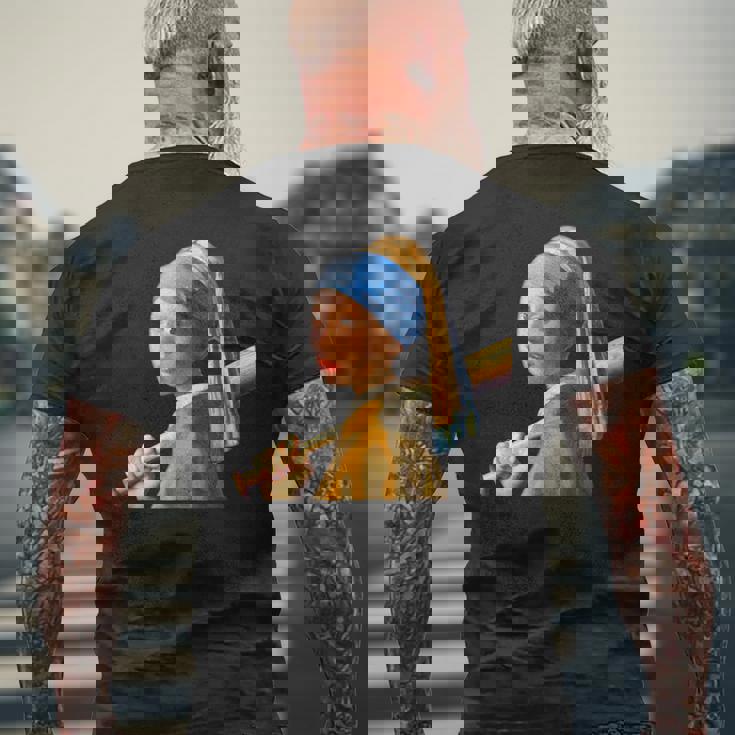 野球 面白いtシャツ フェルメール ベースボール おもしろ 服 ネタ メンズ 野球部 おもしろグッズ 子供 メンズTシャツ バックプリント 高齢者への贈り物