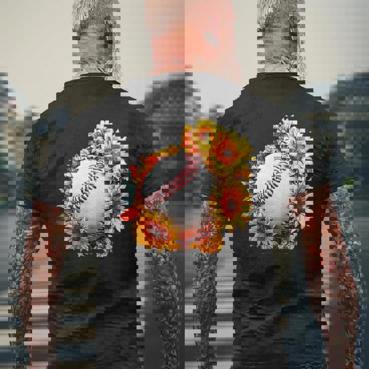 野球 面白いtシャツ ベースボール おもしろ ひまわり 花柄 服 ネタ メンズ 野球部 おもしろグッズ 子供 メンズTシャツ バックプリント 高齢者への贈り物