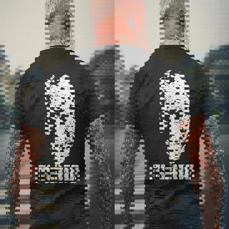 金曜日 メンズTシャツ バックプリント 高齢者への贈り物