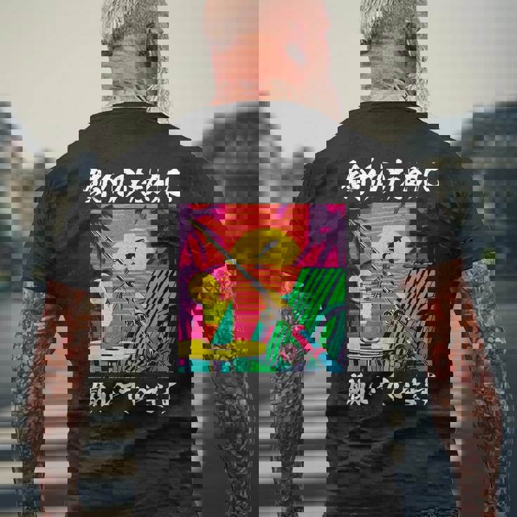 釣り 面白いtシャツ 釣りバカ 文字 釣り人 メンズ おもしろ ネタ 面白い 服 オリジナル 海釣り 川釣り メンズTシャツ バックプリント 高齢者への贈り物