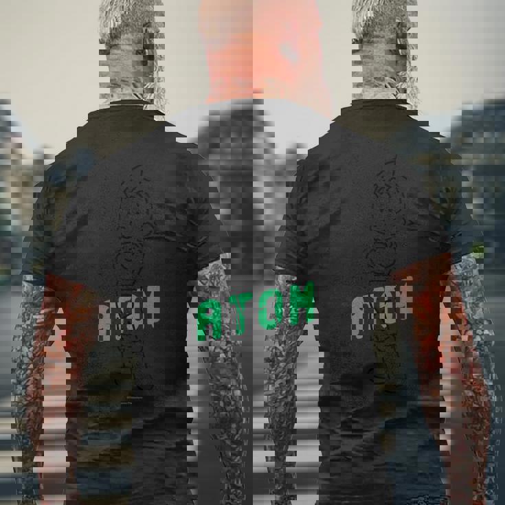 鉄腕アトム Roundアトム Ctezuka Productions メンズTシャツ バックプリント 高齢者への贈り物