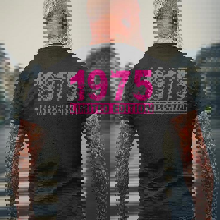 限定版 1975 誕生日 1975年 1975年生まれ メンズTシャツ バックプリント 高齢者への贈り物