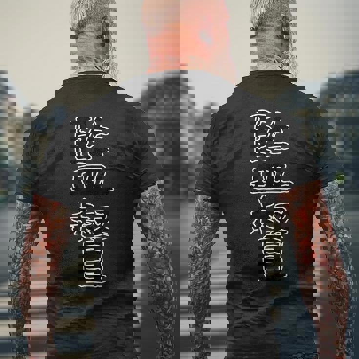 面白い ギフト 文字入り 「監督」おもしろギャグ-ジョーク 漢字 監督 メンズTシャツ バックプリント 高齢者への贈り物