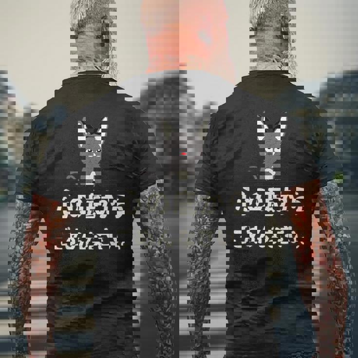 面白い 猫 文字入り 「心の底からごめんなさい。」おもしろギャグ-ジョーク 漢字 心の底からごめんなさい。 メンズTシャツ バックプリント 高齢者への贈り物