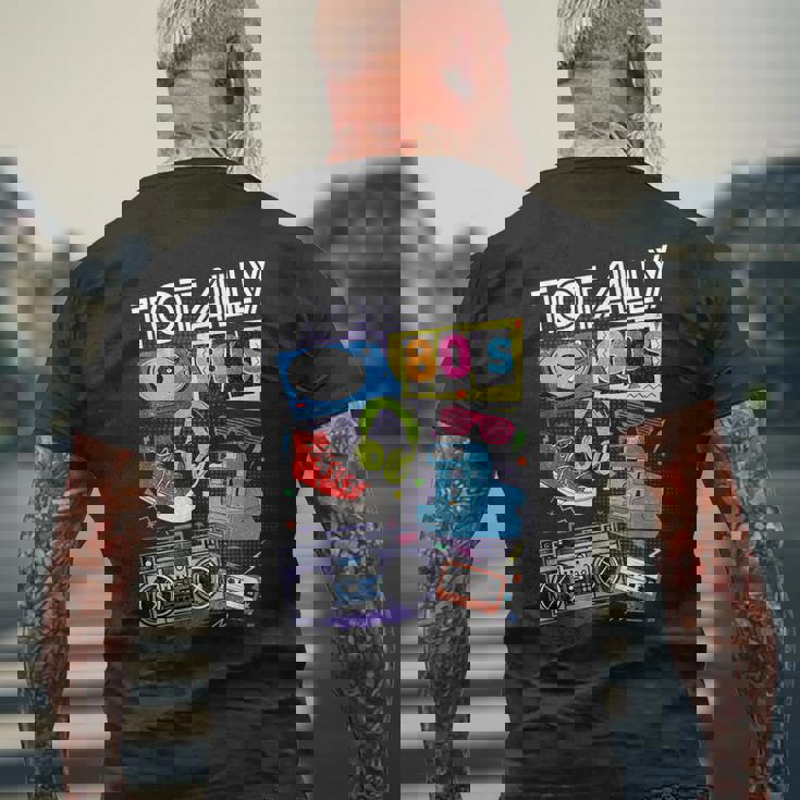 面白い80年代レトロtシャツ 1980年代パーティーギフト ターンテーブルカセット メンズTシャツ バックプリント 高齢者への贈り物