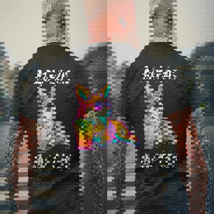 面白いtシャツ コーギー イヌ わんこ メンズ 犬好き グッズ おもしろ 面白い 服 ネタ わんこ メンズTシャツ バックプリント 高齢者への贈り物