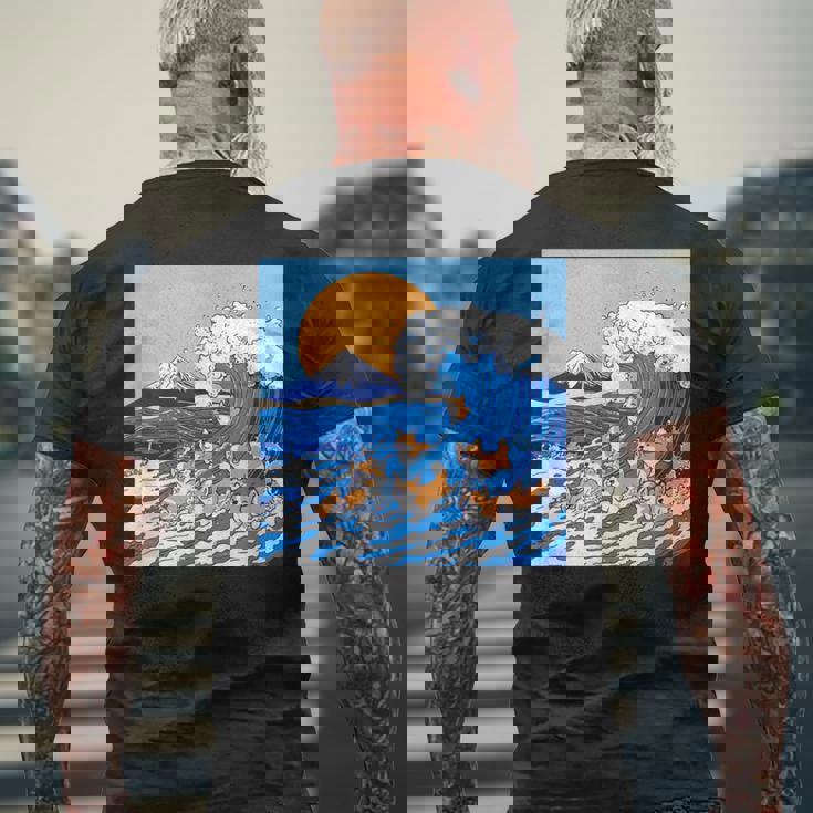 面白いtシャツ コーギー 犬 イヌ わんこ メンズ 犬好き グッズ かわいい おもしろ 面白い 服 ネタ 夏 メンズTシャツ バックプリント 高齢者への贈り物