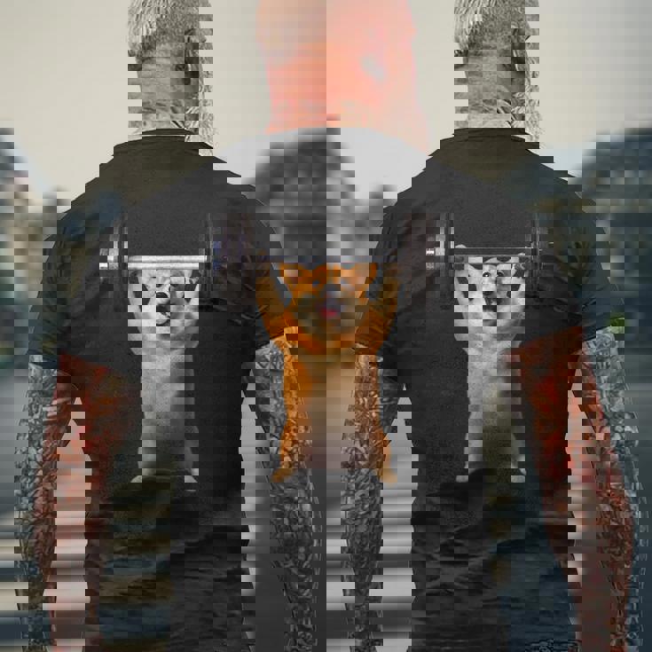 面白いtシャツ コーギー 犬 イヌ わんこ メンズ 犬好き グッズ かわいい 面白い 服 ネタ 筋トレ メンズTシャツ バックプリント 高齢者への贈り物