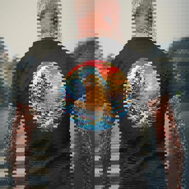 面白いtシャツ ゴールデンレトリバー 犬 イヌ メンズ 犬好き グッズ かわいい おもしろ 面白い 服 ネタ メンズTシャツ バックプリント 高齢者への贈り物