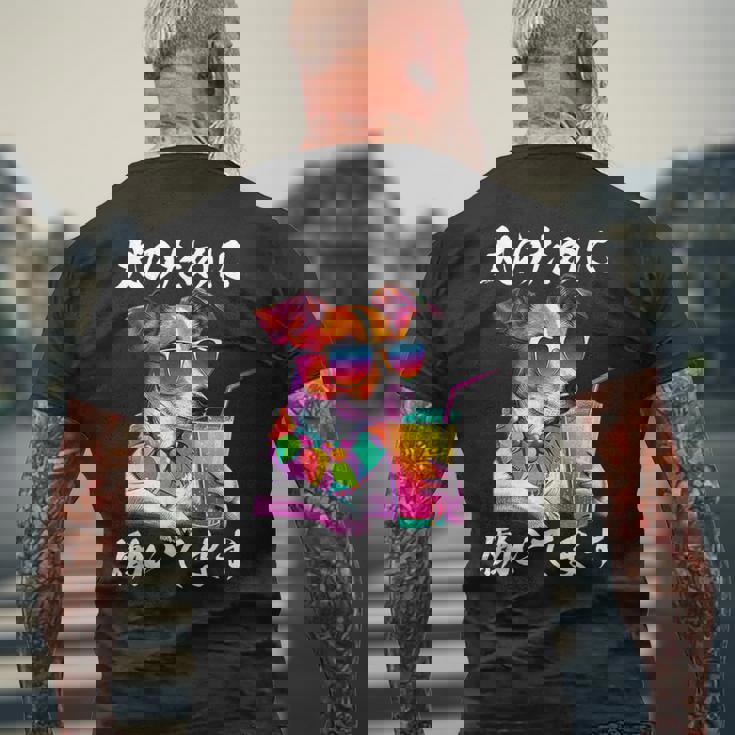 面白いtシャツ ジャックラッセルテリア イヌ わんこ メンズ 犬好き グッズ おもしろ 面白い 服 ネタ メンズTシャツ バックプリント 高齢者への贈り物