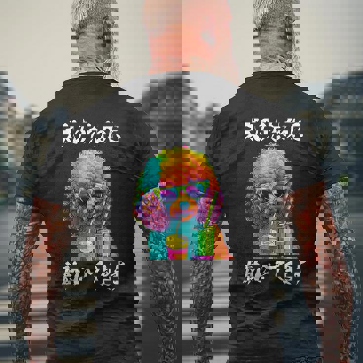 面白いtシャツ トイプードル イヌ わんこ メンズ 犬好き グッズ おもしろ 面白い 服 ネタ わんこ メンズTシャツ バックプリント 高齢者への贈り物