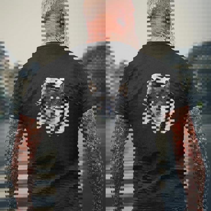 面白いtシャツ 柴犬 イヌ わんこ メンズ 犬好き グッズ かわいい おもしろ 面白い 服 ネタ メンズTシャツ バックプリント 高齢者への贈り物