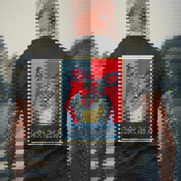 面白いtシャツ 犬 チワワ わんこ メンズ レディース オリジナル おもしろ グッズ 面白い 夏 服 ネタ メンズTシャツ バックプリント 高齢者への贈り物