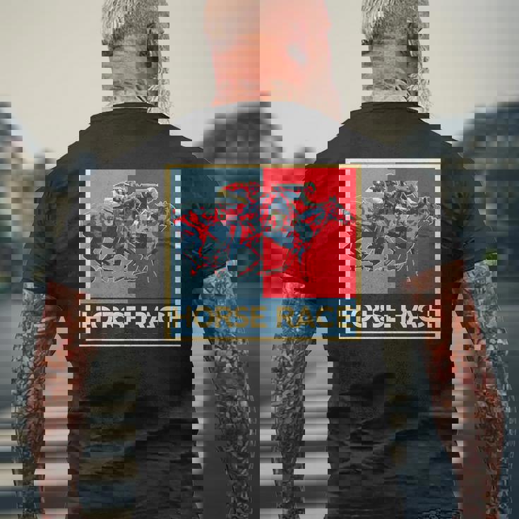 面白いtシャツ 馬tシャツ 競馬 馬 レース 乗馬 ジョッキー メンズ おもしろ 面白い グッズ ネタ 男性用 レトロ メンズTシャツ バックプリント 高齢者への贈り物