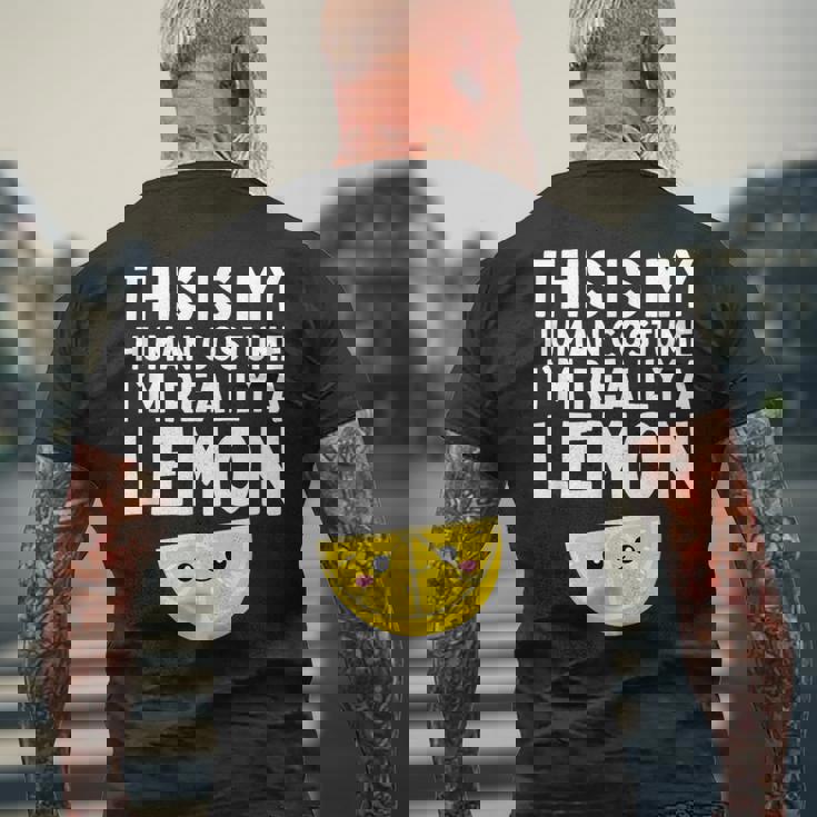 面白いレモンデザイン レモネード フルーツ愛好家 メンズ レディース キッズ メンズTシャツ バックプリント 高齢者への贈り物