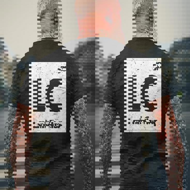 面白い化学成分ジョークラムチョップラムラバーギフト メンズTシャツ バックプリント 高齢者への贈り物