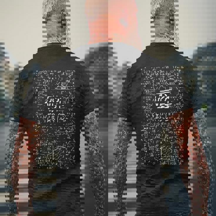 面白い数学オタク11歳11歳の誕生日の積分計算 メンズTシャツ バックプリント 高齢者への贈り物