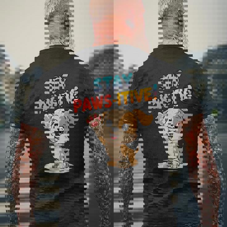 面白い皮肉な引用皮肉なデザインママとパパ犬 メンズTシャツ バックプリント 高齢者への贈り物