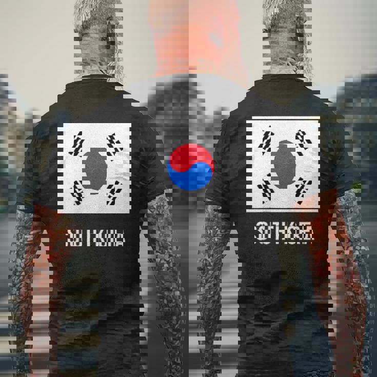 韓国 韓国の国旗 メンズTシャツ バックプリント 高齢者への贈り物