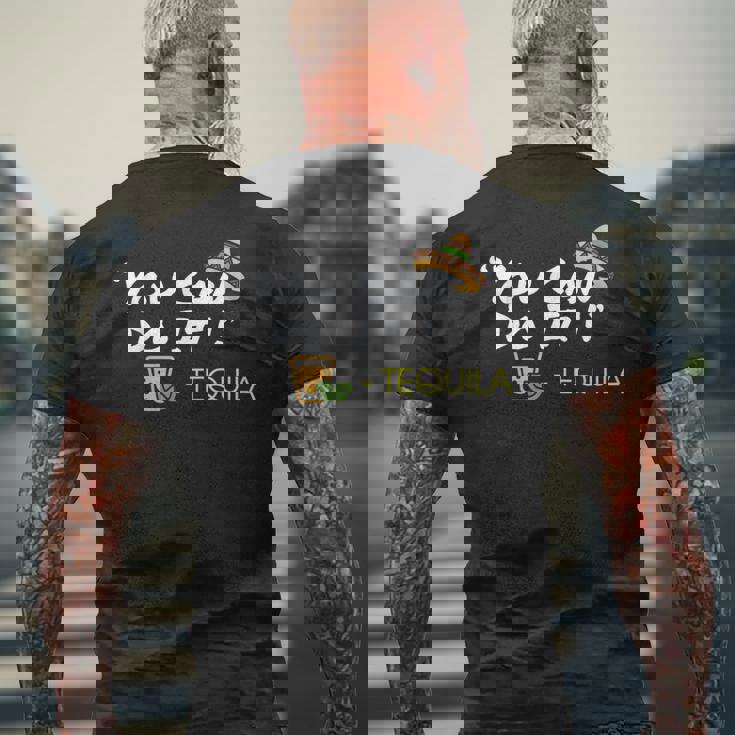 飲酒 アルコール You Can Do It テキーラ ドランカー メンズTシャツ バックプリント 高齢者への贈り物