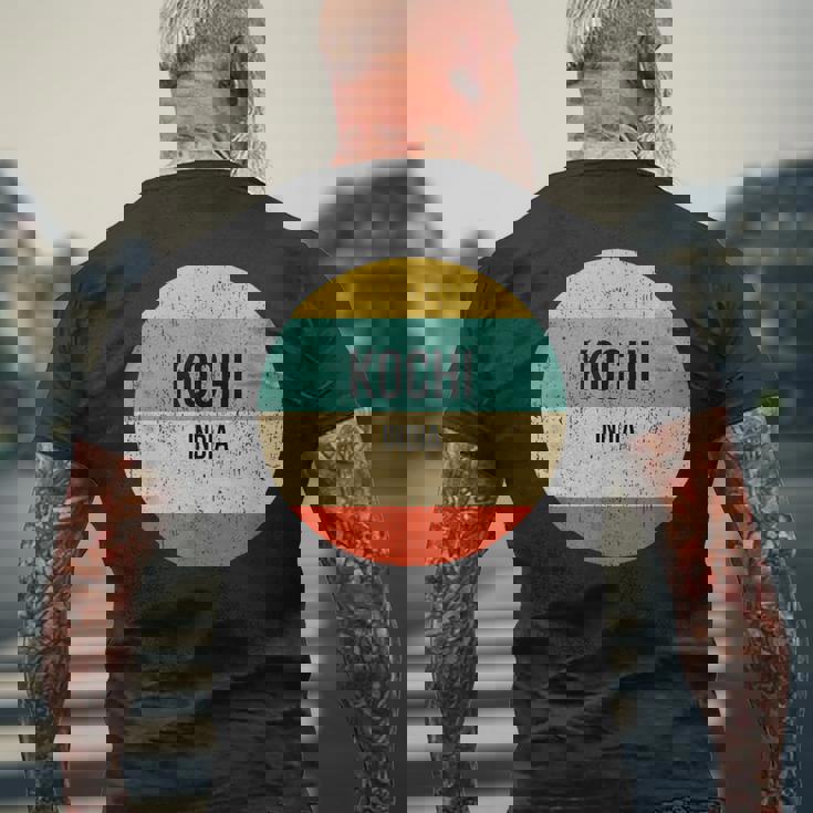 高知インド メンズTシャツ バックプリント 高齢者への贈り物