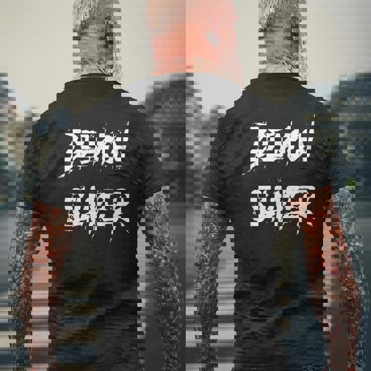 鬼滅の刃 メンズTシャツ バックプリント 高齢者への贈り物