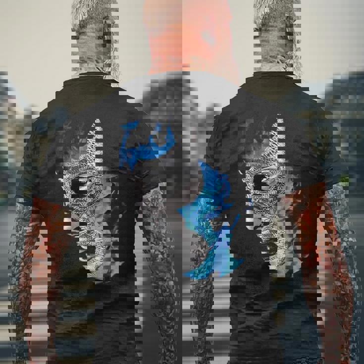 鬼青ルチャリブレ メキシカンレスラーレジェンド メンズTシャツ バックプリント 高齢者への贈り物