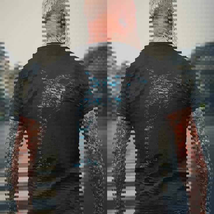 魚のシャチ メンズTシャツ バックプリント 高齢者への贈り物