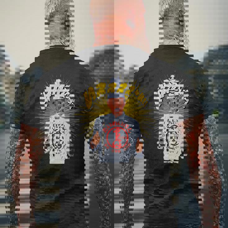 黒こげシェフ Yeah！（1） メンズTシャツ バックプリント 高齢者への贈り物