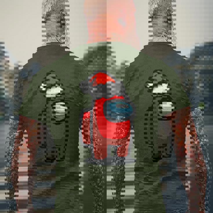 Christmas Costume Amongtars Game Us ビンテージ メンズTシャツ バックプリント 高齢者への贈り物