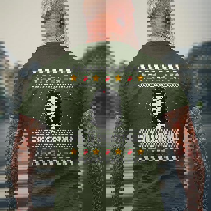 Vive Le Christmas アレキサンドリア・オカシオ・コルテス Aoc メンズTシャツ バックプリント 高齢者への贈り物