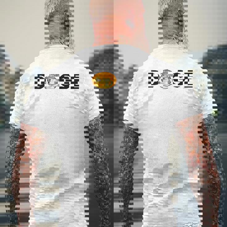 - Doge Dogecoin 暗号通貨 Fun Me Coin メンズTシャツ バックプリント 高齢者への贈り物