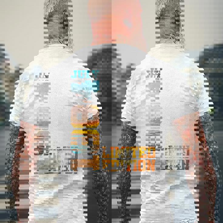 1984年7月、男性のための40歳の誕生日プレゼント メンズTシャツ バックプリント 高齢者への贈り物