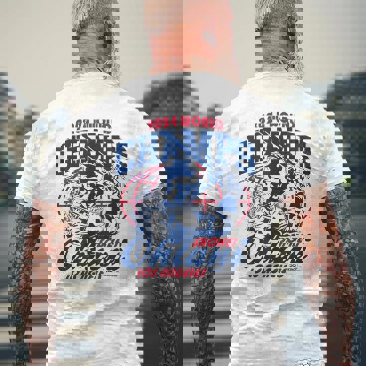 2024年世界選手権大谷翔平 ロサンゼルス野球 メンズTシャツ バックプリント 高齢者への贈り物