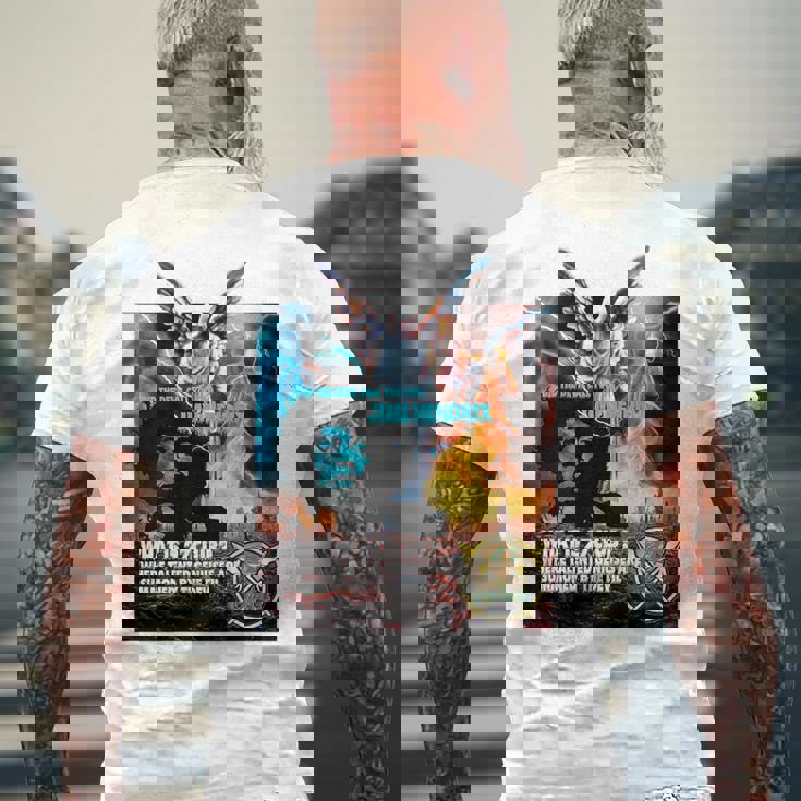 The 27 Club_Jimi Hendrix_001_Back Printed メンズTシャツ バックプリント 高齢者への贈り物