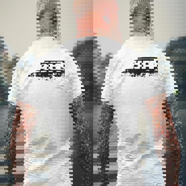 4X4 オフロードクラシックオフロード車 Gモデル クラス4wd メンズTシャツ バックプリント 高齢者への贈り物